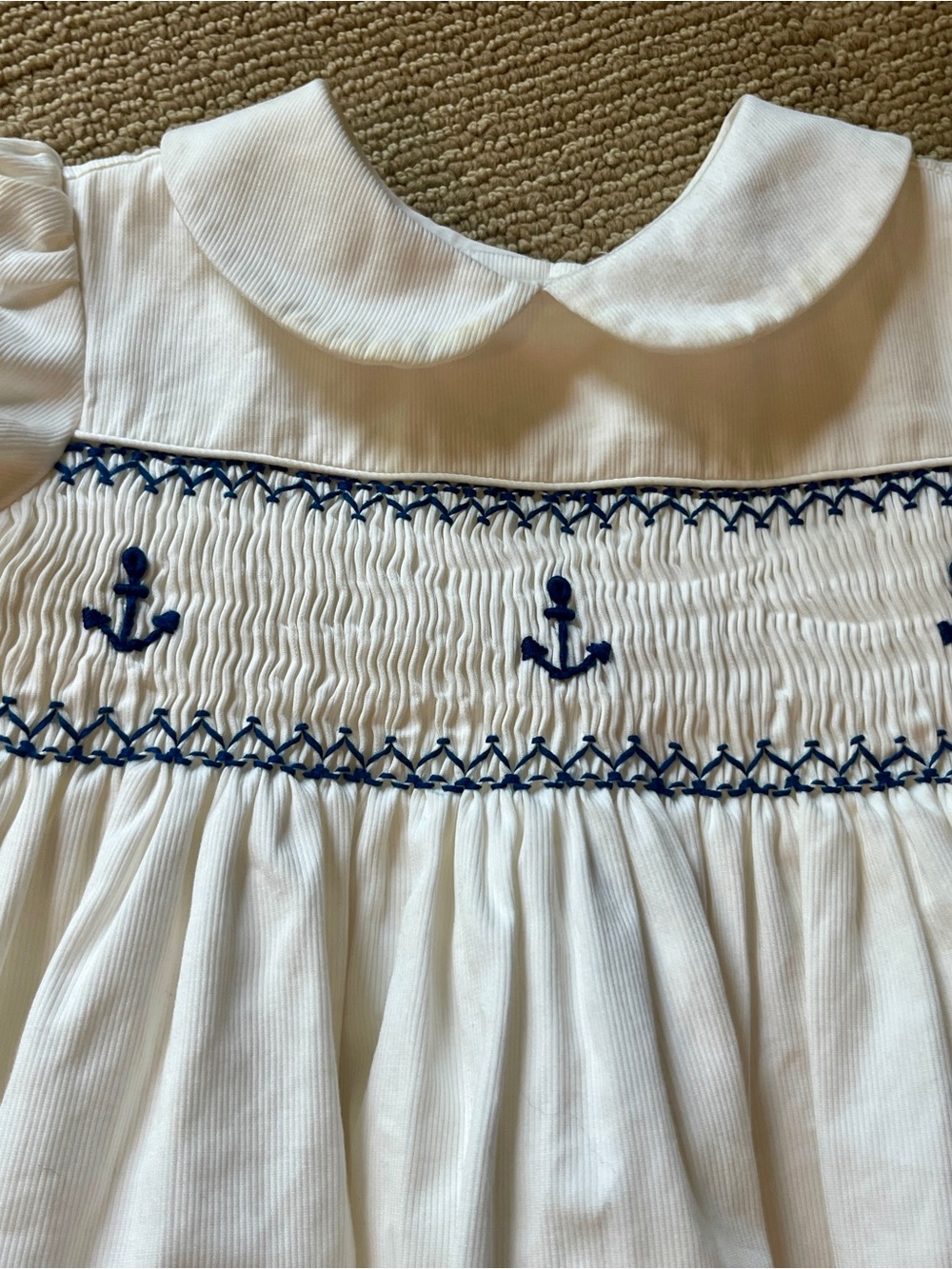 Ralph Lauren White Baby Bloomer - Picture 2 of 5